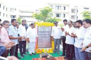Solar roofing installed at IDOC parking area in Khammam