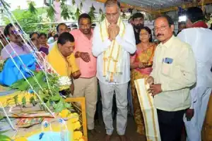 Sri Maharenuka Ellamma Devi Gowda Kalyana Mandapam in Siddipet inaugurated by Harish Rao