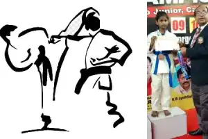 Student from Pebbair emerges victorious in karate competition