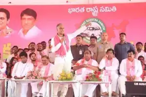 T Harish Rao calls on voters in Husnabad to support MLA Sathish Kumar in elections