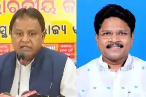 Two BJP MLAs suspended till end of session for throwing pulses at Odisha Speaker
