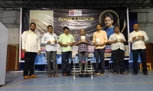 Unveiling of Book by New Era Student in Khammam
