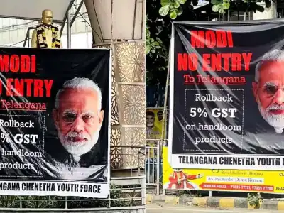 Ahead of PM Modi’s visit, Hyderabad witnesses appearance of posters against him