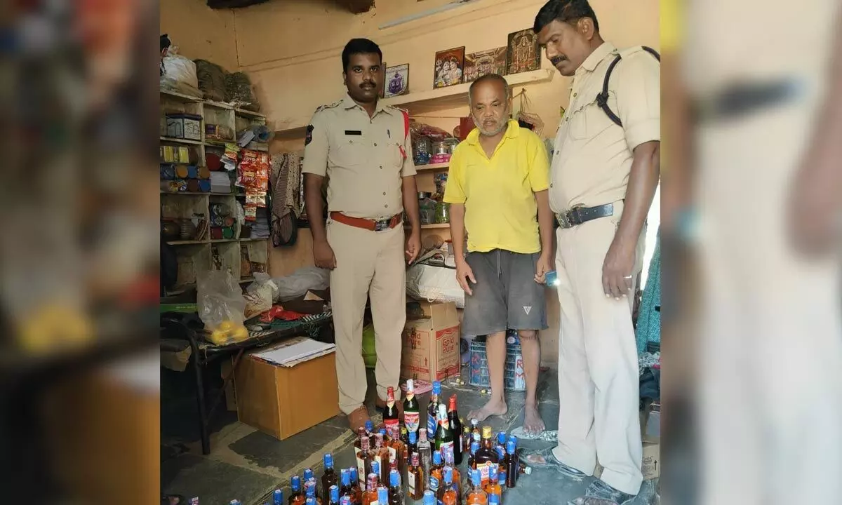 Authorities seize Rs 30 lakh cash and 913 litres of liquor in Wanaparthy