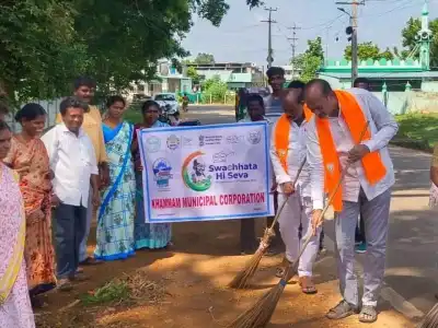 BJP Kisan Morcha from Khammam joins ‘Swachh’ initiative