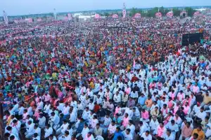 BRS Meeting in Munugodu Enlivened with Dance, Drama, and Song