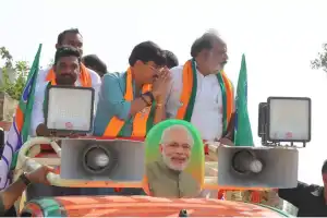 Campaign of BJP MLA candidate Paidi Reddy escalates