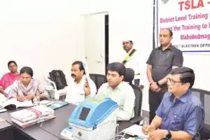 Collector G Ravi Nayak highlights importance of polling officers in training session in Mahabubnagar