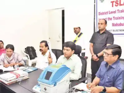 Collector G Ravi Nayak highlights importance of polling officers in training session in Mahabubnagar