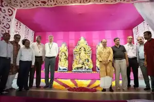 DRDO Township in Hyderabad Celebrates Durga Puja