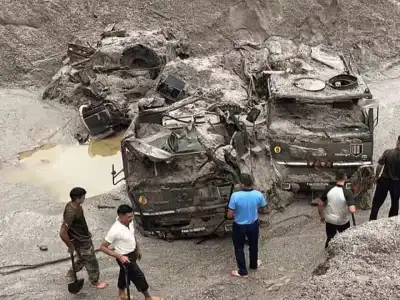 Eight Army Personnel’s Bodies Recovered After Sikkim Flash Floods