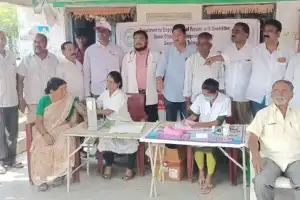 Elderly Residents in Sircilla Benefit from Red Cross Medical Camp