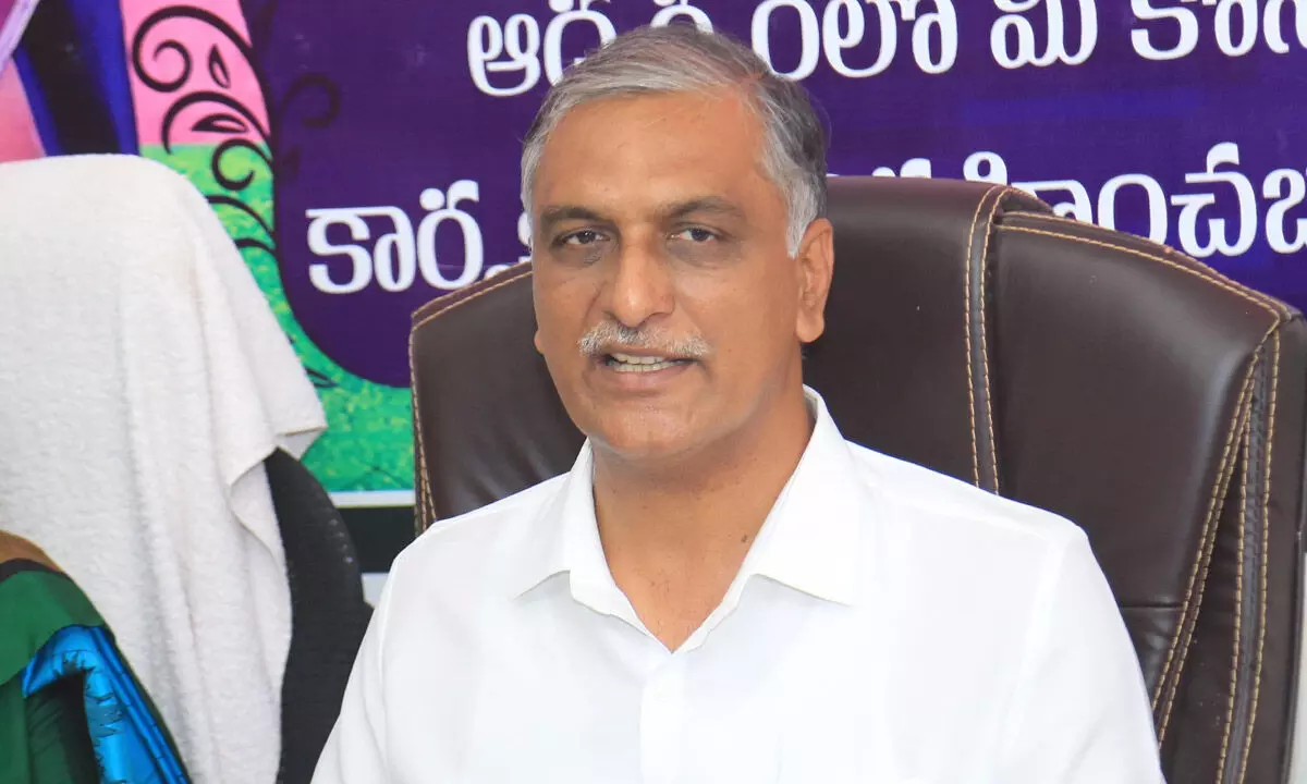 Harish Rao accuses Congress of attempting to secure election victory through illicit funds