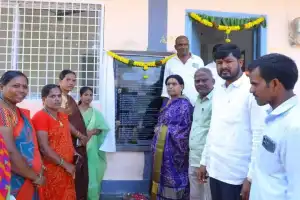 Inauguration of New GP Building in Mahabubnagar