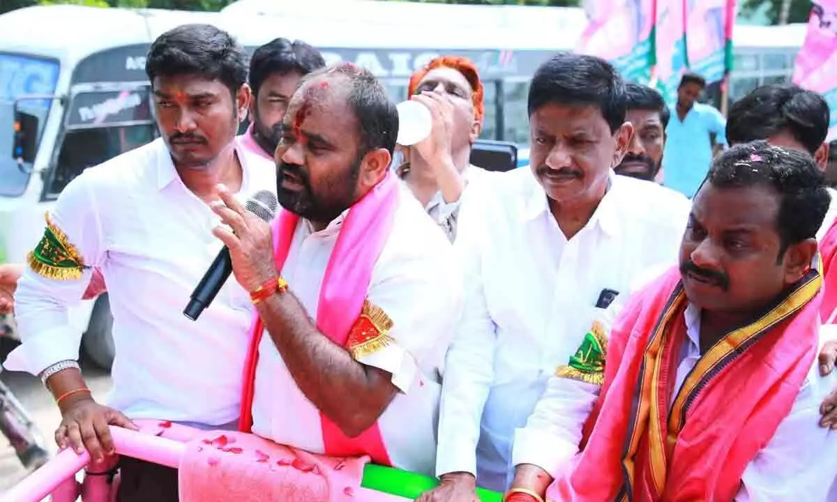 Kancharla Bhupal Reddy warns public about Congress in Nalgonda