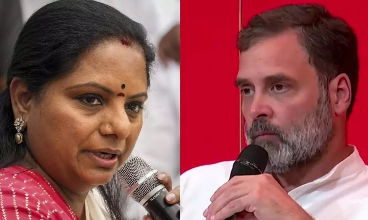 Kavitha refutes Rahul Gandhi’s allegations, urges him to consider a new scriptwriter