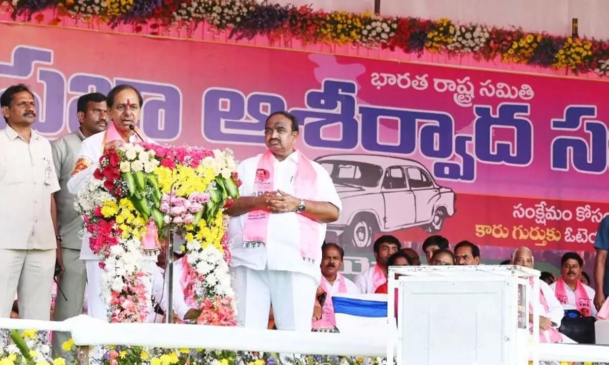 KCR urges trust in BRS instead of political tourists