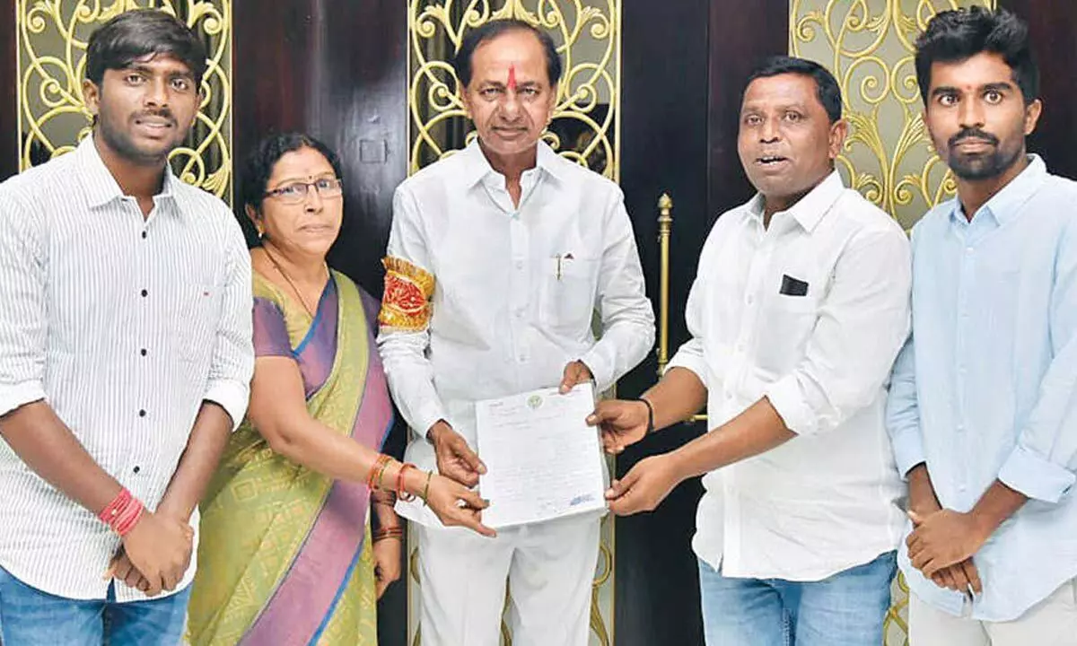 KCR's Nomination Funded by Aasra Pensioners