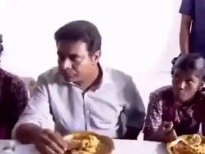 KTR Provides Warm Breakfast to Students in Hyderabad Schools
