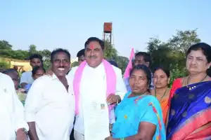Land ownership papers distributed to SC beneficiaries in Warangal