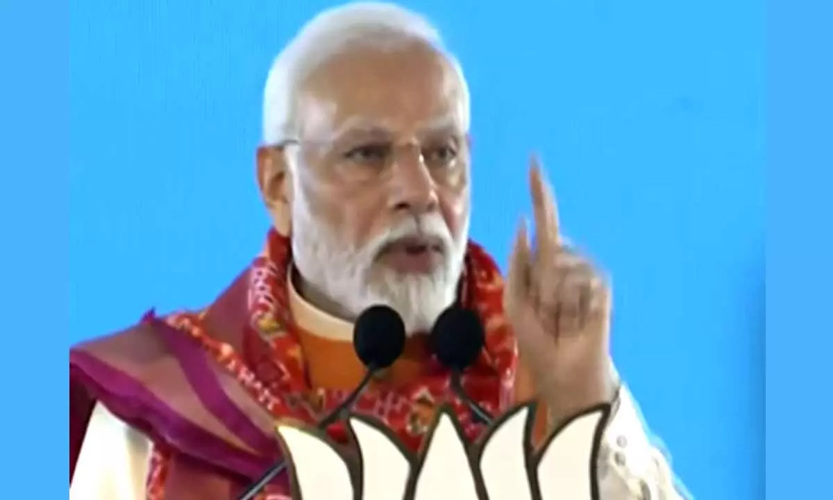 Modi criticizes Congress government in Rajasthan