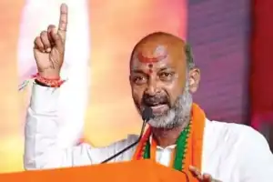 MP Bandi Sanjay Kumar claims Revanth Reddy and T Harish Rao are scapegoats in KCR’s games, alleges Hyderabad