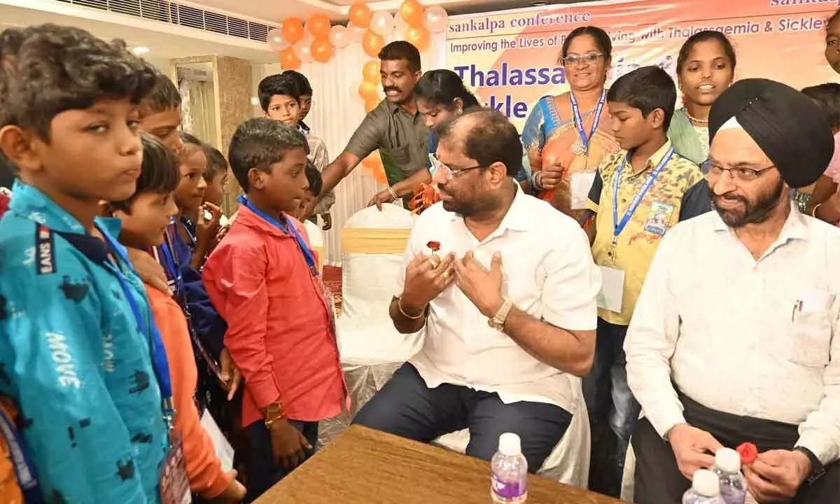 MP Vaddiraju pledges support for Thalassemia patients
