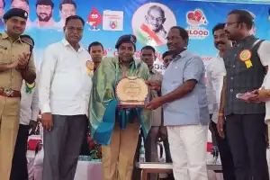 Police in Peddapalli break Guinness Record with massive blood donation event