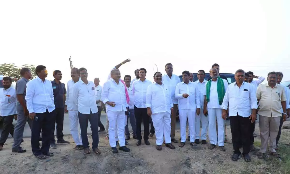 Preparations Underway for KCR’s Meeting in Sathupally