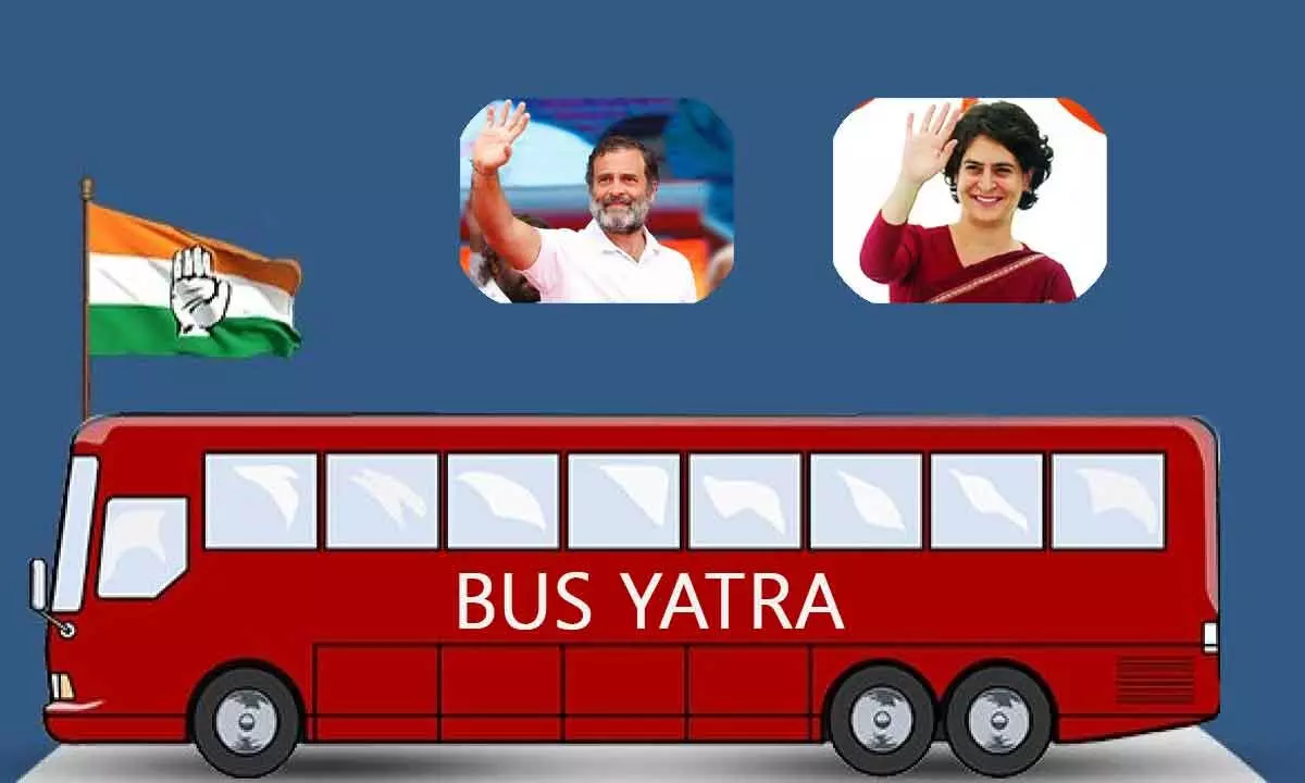 Rahul and Priyanka to Attend Telangana Congress “Bus Yatra” Starting October 18