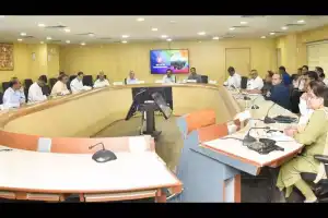 Review meeting on train operation safety held by South Central Railway