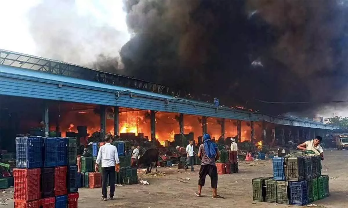 Strict measures taken by Delhi government after fire breaks out at Azadpur Mandi