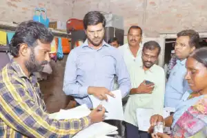 Survey in Sathupalli and Bonakal being conducted for two days in Khammam