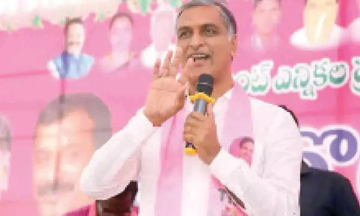 T Harish Rao responds to Narendra Modi’s comments in Mahbubnagar
