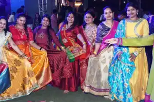 The city becomes soaked in Garba nights
