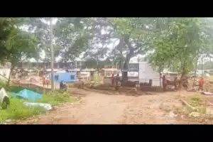 Traders still await relocation as temple renovation in Jagatsinghpur faces delays