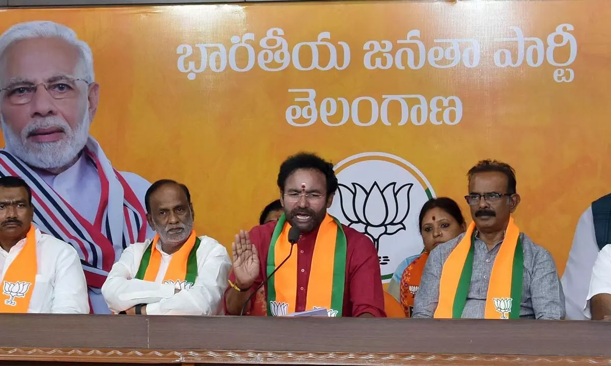 TS BJP Chief Kishan Reddy accuses KCR of betraying the people