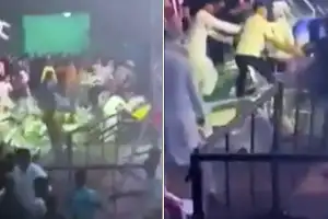 Violence erupts during wrestling match at LB Stadium in Hyderabad