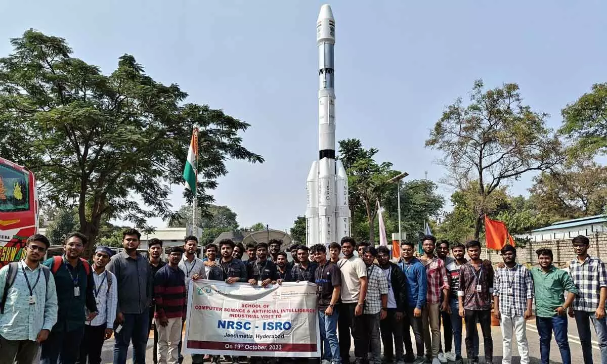 Warangal Students Experience Space Technology