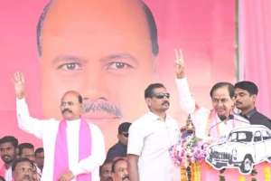 CM KCR Urges Informed Voting at Ibrahimpatnam Ashirwada Sabha; Advocates for BRS MLA Candidate Manchireddy Kishan Reddy’s Victory