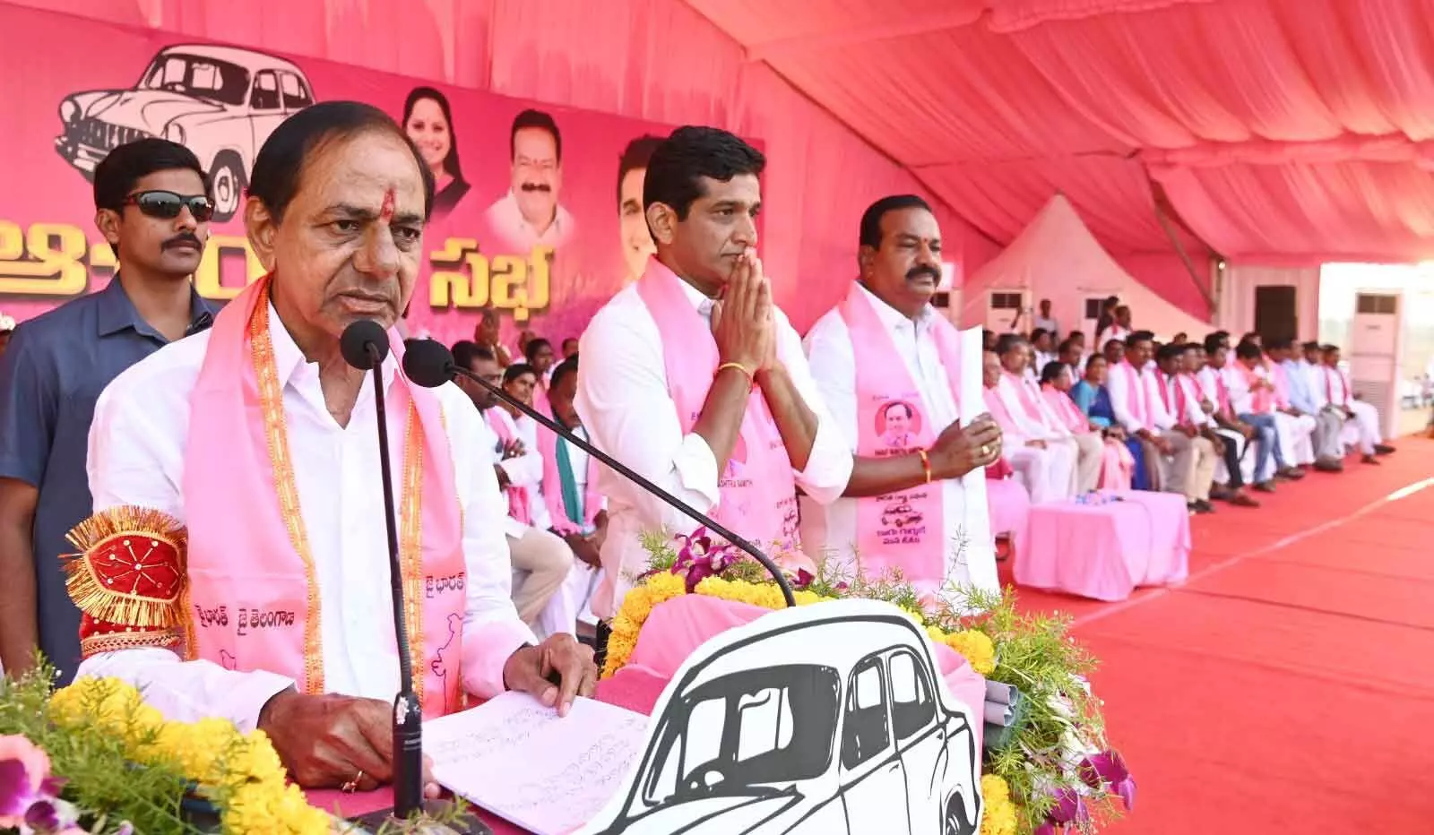 Armoor Praja Ashirwad meeting witnesses KCR’s commendation of Jeevan Reddy