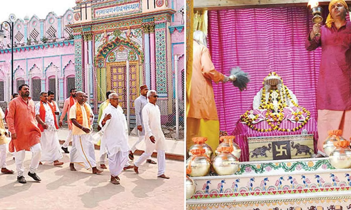 Ayodhya Commemorates Akshata Kalash Pooja