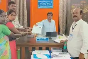 Barrelakka, a prominent social media influencer, declares candidacy for Kolhapur constituency.