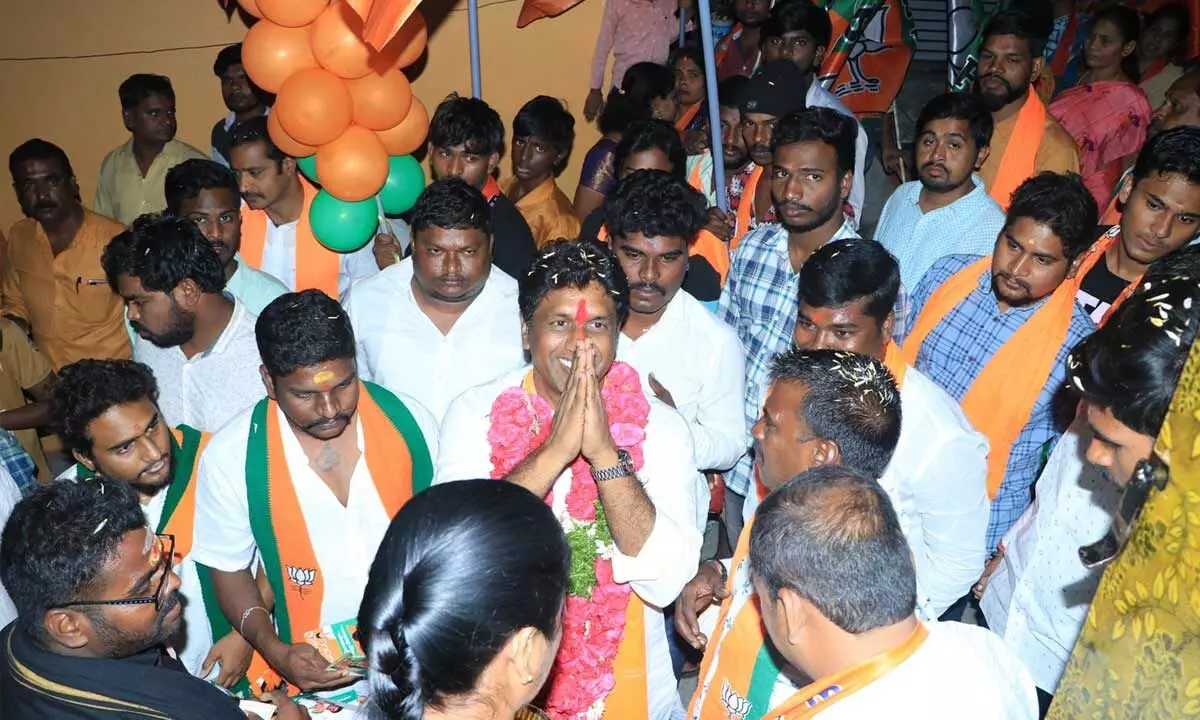 BJP organizes Padayatra in Jubilee Hills
