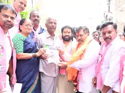 BRS seeks support as Musheerabad MLA Muta Gopal launches campaign
