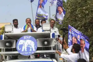 BSP candidate urges voters to refrain from supporting non-local candidates in Maheshwaram