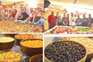 Cake Mixing Ceremony Commences at Hotel Daspalla in Hyderabad