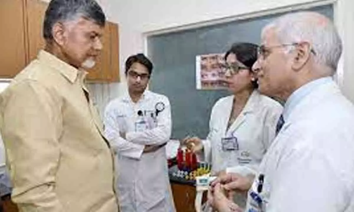 Chandrababu to undergo tests at LV Prasad eye hospital during Hyderabad visit