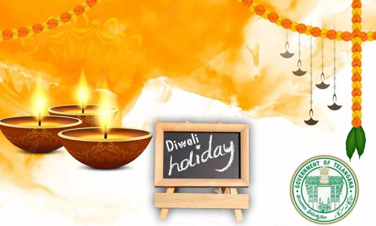 Diwali holiday schedule altered by Telangana government