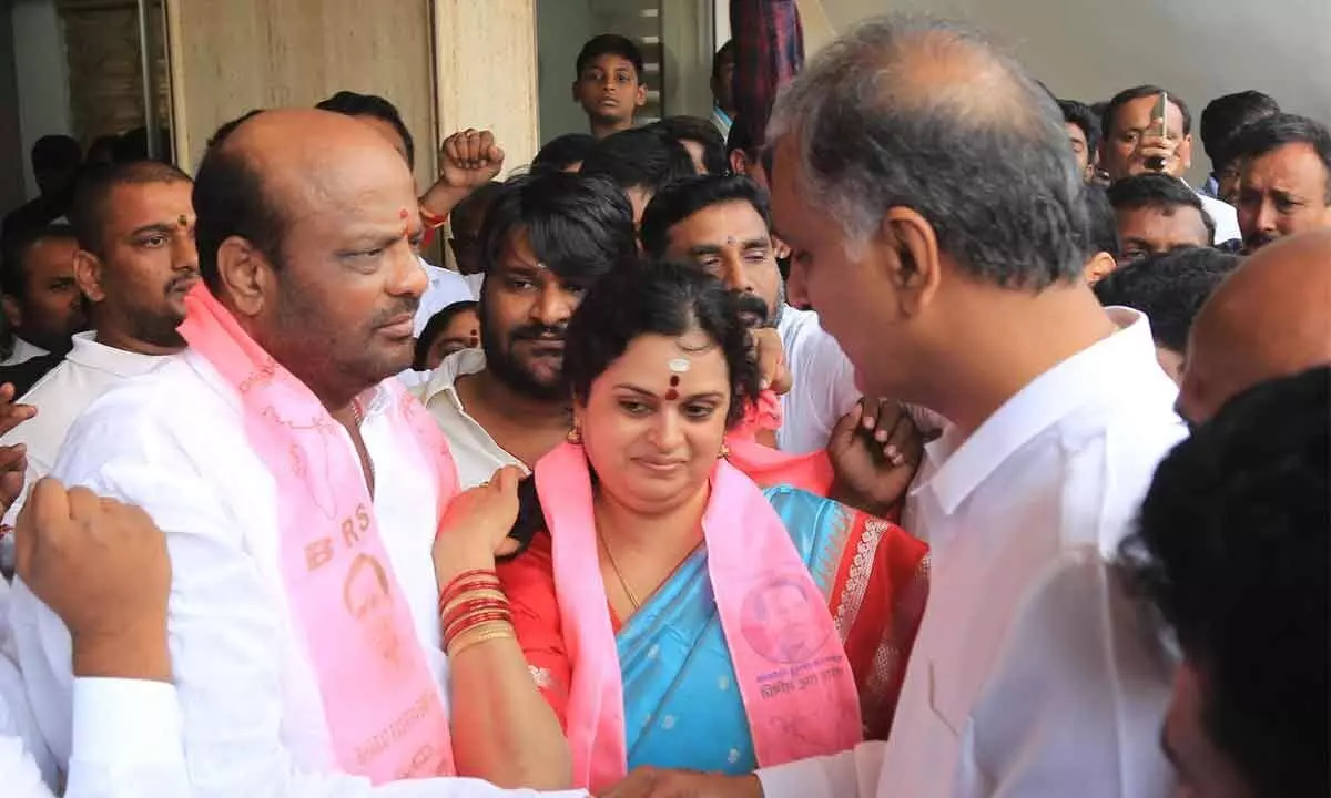 Harish successfully convinces Rammohan Goud to rejoin BRS.